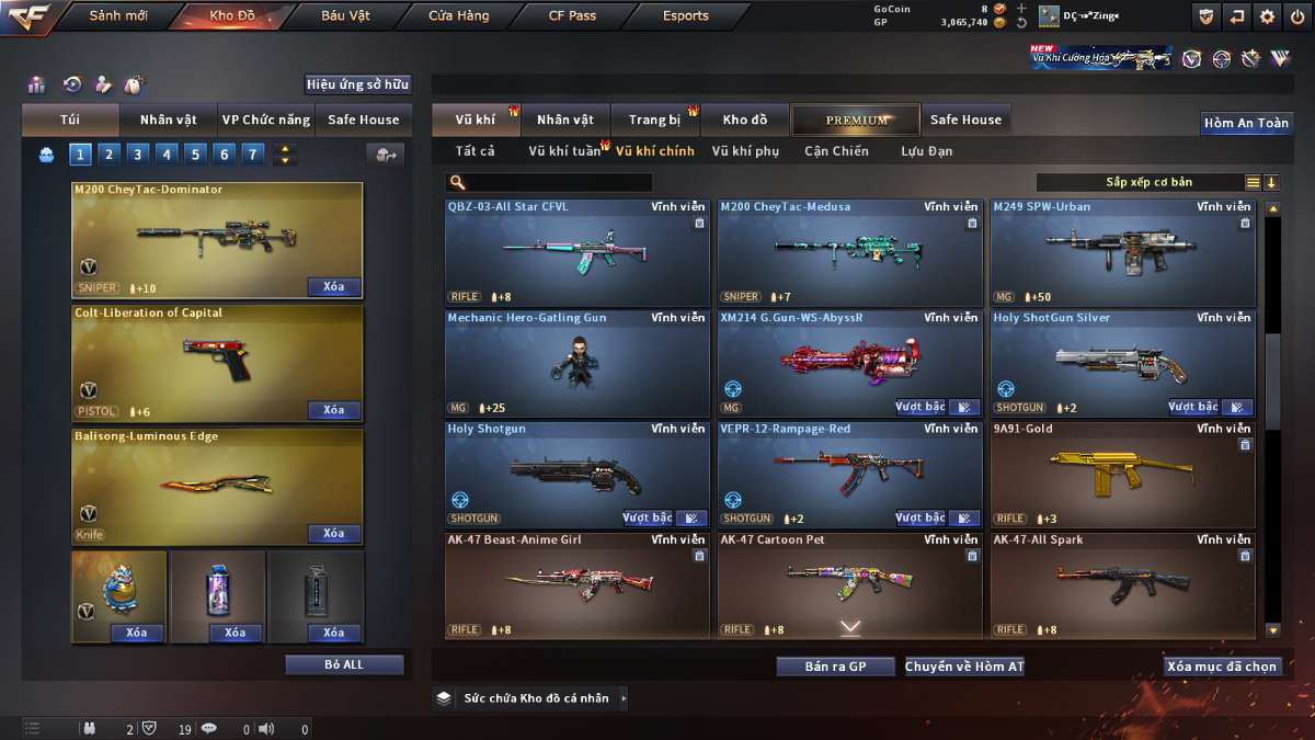 shop acc cf uy tin gia re
